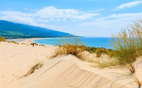 Piaskowe wydmy i turkusowe morze na Costa de la Luz. Idealne miejsce na relaks i odkrywanie atrakcji.