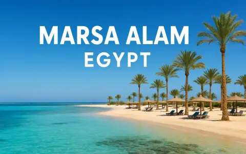 Rajska plaża w Marsa Alam, gdzie do Egiptu? Palmy, leżaki i turkusowe morze zapraszają na wymarzone wakacje.